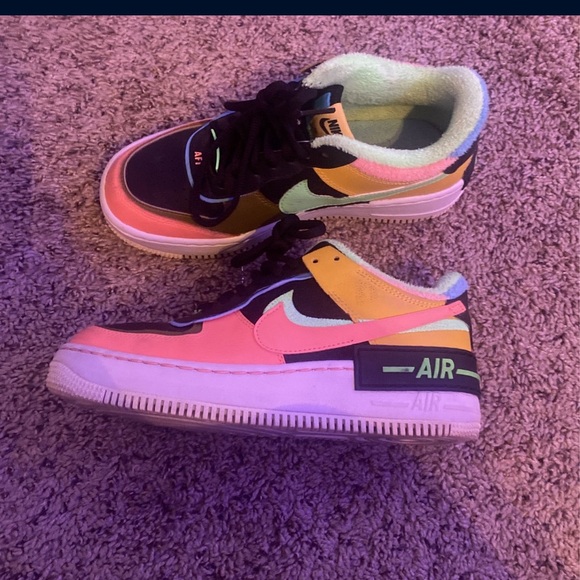 Nike air force 1's multi colored - Picture 2 of 4